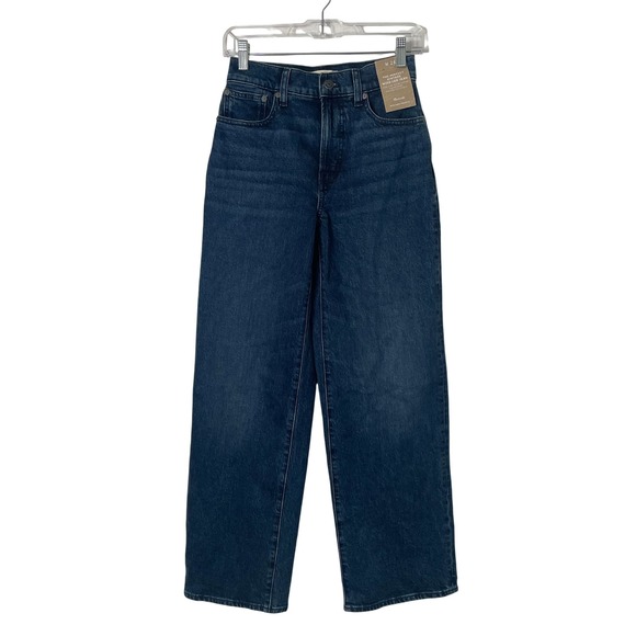 NWT Madewell The Perfect Vintage Wide Leg Jean 24 High Rise‎ Denim NS895 - Picture 5 of 15